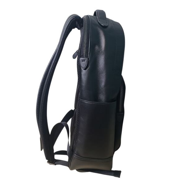 Coach Graham Backpack C2934 Black Smooth Leather - Picture 3 of 11